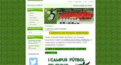 Desktop Screenshot of escuelariberadefutbol.com